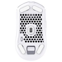 HyperX 7D389AA Ratón Gaming Inalámbrico Pulsefire Haste 2 Mini Blanco Ultraligero 60g Conexión Dual 2.4GHz/Bluetooth Sensor 26K PPP hasta 26000
