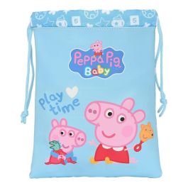 Bolsito de Merienda Peppa Pig Baby Azul