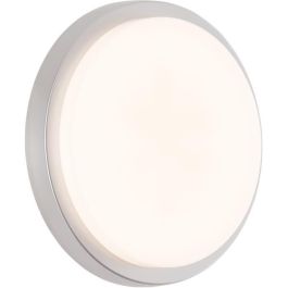 Luz de techo exterior Devora Color plateado LED integrado Luz de techo exterior Devora Color plateado LED integrado