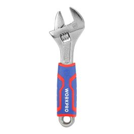 Workpro Llave ajustable 150mm acero al cromo-vanadio, mango bimaterial, resistente al óxido