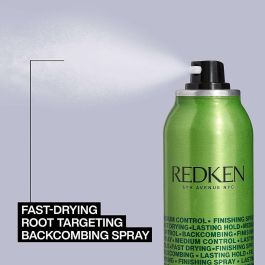 Redken Root Tease Spray de Volumen para Raíces 250 ml, Acabado Mate, Fijación Duradera