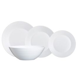 Luminarc Vajilla Opal Harena 19 Piezas - 6 Personas Vidrio Templado Resistente Blanco Precio: 37.50000056. SKU: B1HX78FCNX