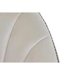 DKD Home Decor Butaca Sixties Blanco Dorado Pata de Gallo 66 x 85 x 69 cm