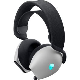 DELL Auriculares Gaming Inalámbricos y Alámbricos Alienware AW725H Tri-Mode Negro Blanco Dolby Atmos