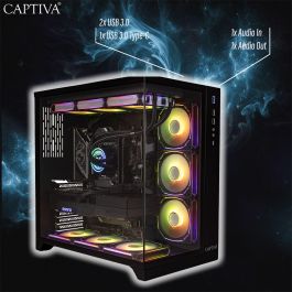 Captiva PC Gaming I89-020 I9-14900KF 64GB RAM 2TB SSD RTX 5080 16GB GDDR7 Windows 11 Home