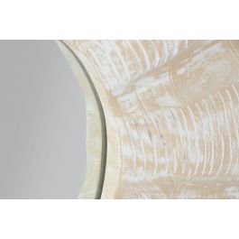 Espejo de pared Home ESPRIT Blanco Decapé Tallado 76 x 7 x 76 cm Espejo de pared Home ESPRIT Blanco Decapé Tallado 76 x 7 x 76 cm