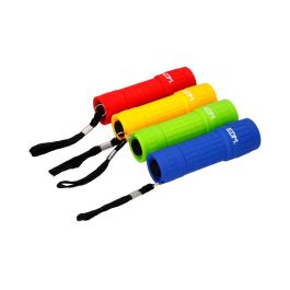 Edm Mini Linterna LED COB Trail Grip 60 lm 0,5 W Ø30 x 96 mm, 3xAAA Incluidas, Colores Surtidos