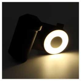 RealPower MagFree Selfie Light Flash para Selfis, Negro, Blanco, 4800mAh