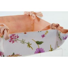DKD Home Decor Cesta Shabby de Algodón Multicolor 34x8x34 cm - Set de 6 Unidades Surtido Aleatorio Colección Bloom DKD Home Decor Cesta Shabby de Algodón Multicolor 34x8x34 cm - Set de 6 Unidades Surtido Aleatorio Colección Bloom