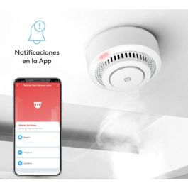 Garza Detector de Humo Inteligente WiFi 401345C - Alerta en Tiempo Real, Fácil Instalación, 85 dB, 20m2 Garza Detector de Humo Inteligente WiFi 401345C - Alerta en Tiempo Real, Fácil Instalación, 85 dB, 20m2