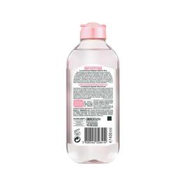 Garnier Agua Micelar con Rosas para Piel Apagada y Sensible, Limpiador Facial Suave, 400 ml
