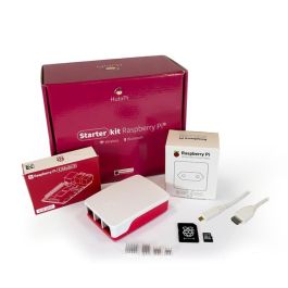 Raspberry Starter Kit Raspberry Pi 4 8GB con Caja Oficial, Tarjeta NOOBS 32GB, Fuente Alimentación y Disipadores Precio: 156.50000003. SKU: B1ACTVFNLC