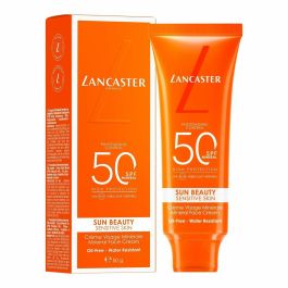 Lancaster SUN BEAUTY Crema Facial Mineral SPF50 Piel Sensible 30 ml con Protección de Amplio Espectro