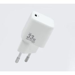 CoreParts 33W USB-C Nano Single Port Charger, GaN Technology 5V2A-20V1.5A USB PD Plug: USB-C EU Wall, White Color - Compatible with all brands of Tablets and mobile devices CoreParts 33W USB-C Nano Single Port Charger, GaN Technology 5V2A-20V1.5A USB PD Plug: USB-C EU Wall, White Color - Compatible with all brands of Tablets and mobile devices