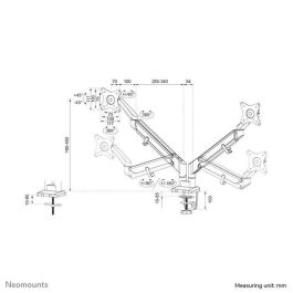 Neomounts Ds70-810Bl2 Full Motion Monitor Desk Mount For 17-32" Screens - Black Neomounts Ds70-810Bl2 Full Motion Monitor Desk Mount For 17-32" Screens - Black