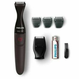 Philips MG1100 / 16 Recortadora de Precisión y Mini Afeitadora DualCut, 3 Peines Barba, Impermeable, Pilas AA Precio: 39.49999988. SKU: B1G22H4F8H