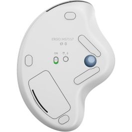 Logitech M575S Ratón Ergonómico Inalámbrico con Trackball Blanco