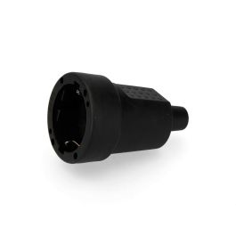 Base aerea de goma 10/16a 250v t/tl ip44 4,8mm negra (retractilada) edm Precio: 1.88999943. SKU: S7900025