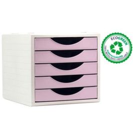 Archivo 2000 Módulo Organizador Ecogreen 5 Cajones Sobremesa Reciclado Rosa Pastel 340x270x260mm Precio: 23.50000048. SKU: B1FQTCBT8Q