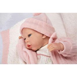 Muñeca reborn arias 40 cm marta rosa c/manta Muñeca reborn arias 40 cm marta rosa c/manta