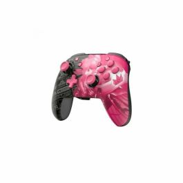 PDP 708056072674 Mando Inalámbrico Glow Grand Prix Peach para Nintendo Switch y Switch OLED Negro y Rosa