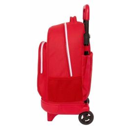Mochila Escolar con Ruedas Sevilla Fútbol Club Rojo 33 x 45 x 22 cm Mochila Escolar con Ruedas Sevilla Fútbol Club Rojo 33 x 45 x 22 cm