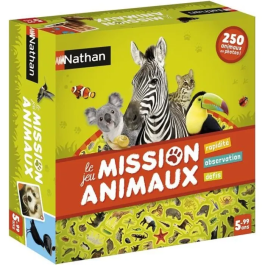 Nathan Mission Animals Juego de Mesa de Observación y Velocidad con 250 Animales para Niños a Partir de 5 Años Precio: 39.49999988. SKU: S7124274
