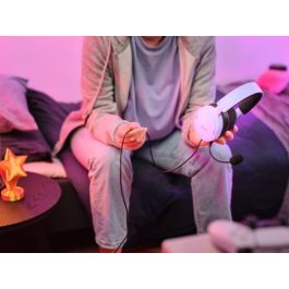 Trust GXT 490P FAYZO Auriculares Alámbricos Gaming USB Sonido Envolvente 7.1 Micrófono RGB Negro/Púrpura