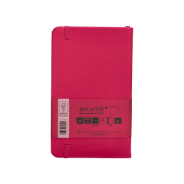 Antartik Cuaderno A6 Tapa Dura Hojas Lisas Burdeos 100 Hojas 80gr FSC