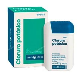 REIG JOFRE Cloruro Potasico 30 Comprimidos Sin Azucar Precio: 9.89000034. SKU: B12XGM2QB2