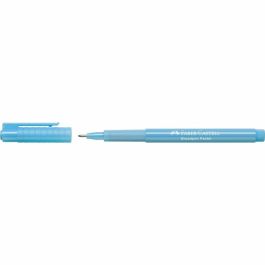 Rotulador permanente Faber-Castell Broadpen Pastel Azul Pastel (10 Unidades)