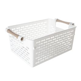 Confortime Cesta Multiusos con Asas de Madera, 30.5 cm Largo x 19 cm Ancho x 12.5 cm Alto (24 Unidades) Confortime Cesta Multiusos con Asas de Madera, 30.5 cm Largo x 19 cm Ancho x 12.5 cm Alto (24 Unidades)