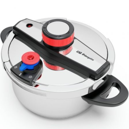 Orbegozo Olla a Presión HP 4200 4L Acero Inoxidable Apta para Inducción