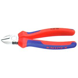 Knipex Alicates de corte diagonal 7002180, filo con bisel, 180mm, 185x54x22mm, fundas multicomponentes Precio: 30.50000052. SKU: S7914516