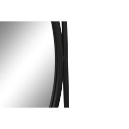 Espejo de pared DKD Home Decor Negro Cristal Hierro 85,5 x 3 x 85,5 cm 85,5 x 2 x 85,5 cm