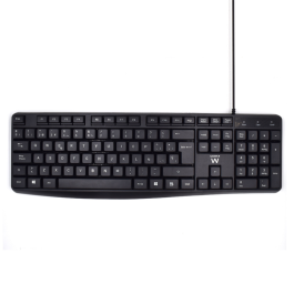 Ewent EW3001 Teclado Business USB con Escritura Silenciosa y Cómoda, Plug & Play, Diseño QWERTY ES Precio: 11.68999997. SKU: B185RN5MH6