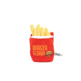 Gloria Peluche para Perro Gloriafries Patatas Fritas con Sonido y Crujiente Suave para Razas Medianas y Pequeñas