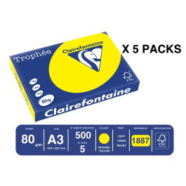 Trophee Papel Color Sol Intenso A3 80gr Paquete 500 Hojas Precio: 28.49999999. SKU: B1JTA5RKWC