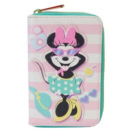 Loungefly Cartera Minnie Mouse Vacation Style de Piel Vegana con Cremallera - 15x10cm, Detalles Bordados y Apliques Precio: 35.58999983. SKU: B184E9XDSQ