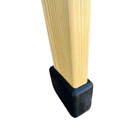 Escalera de madera 4 peldaños 114cm plabell