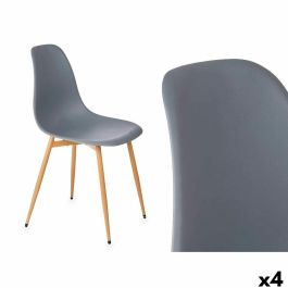 Silla PC-071T Gris 4 Unidades