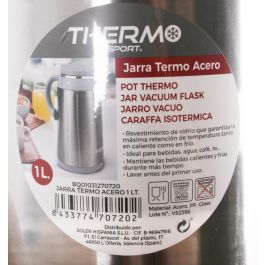 Jarra Termo Acero Inoxidable 1 Litro Thermosport (6 Unidades) Jarra Termo Acero Inoxidable 1 Litro Thermosport (6 Unidades)