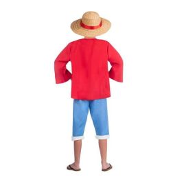 My Other Me Disfraz de Luffy Adulto - Sombrero, Chaqueta, Camiseta, Fajín y Pantalón Talla L