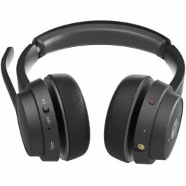 Conceptronic Auriculares Parris03B Inalámbrico Negro Bluetooth 5.4 Conexión Dual Batería 30h Micrófono Manos Libres Entrada 3.5mm Plegable