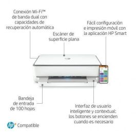 HP ENVY 6020e Inyección de tinta térmica A4 4800 x 1200 DPI 7 ppm Wifi HP ENVY 6020e Inyección de tinta térmica A4 4800 x 1200 DPI 7 ppm Wifi