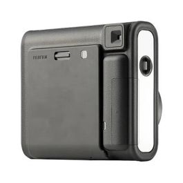 FUJIFILM Instax SQUARE SQ40 Cámara Instantánea, Formato de Película Cuadrado 62x62 mm, Color Negro, con Espejo para Selfies y Flash Integrado