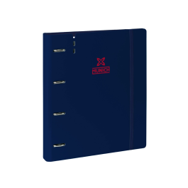 Carpeta de anillas Munich Royal Azul 27 X 32 X 4 cm