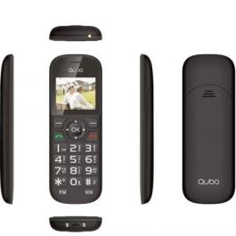 Teléfono Móvil Qubo D-1803 para Personas Mayores/ Negro