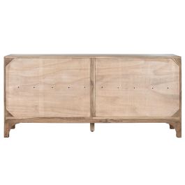 DKD Home Decor Buffet Alpino Acacia Marron Claro 4 Puertas 2 Estantes 175x40x81 cm