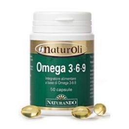 NATURANDO Omega 3-6-9 con Vitamina E, Ácidos Grasos Esenciales, 50 perlas Precio: 16.5. SKU: B13PESYAY4
